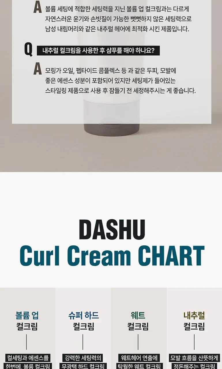 [변우석 Pick]다슈 데일리 내추럴 컬크림 150ml 상세페이지 22